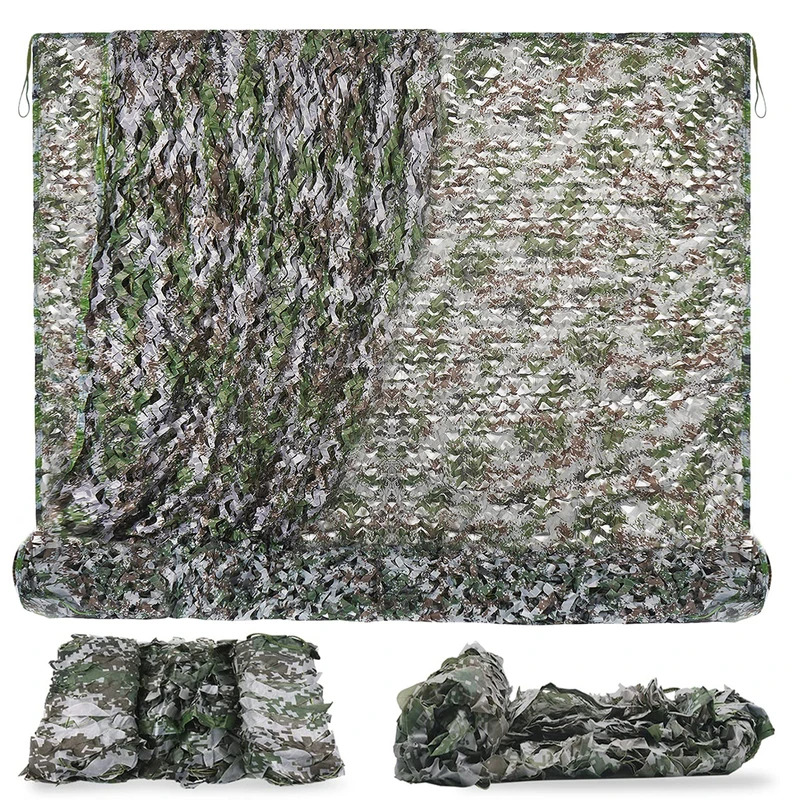 Hunting And Camping In Forest - Siatka maskująca, Siatka kamuflażowa w rolce,