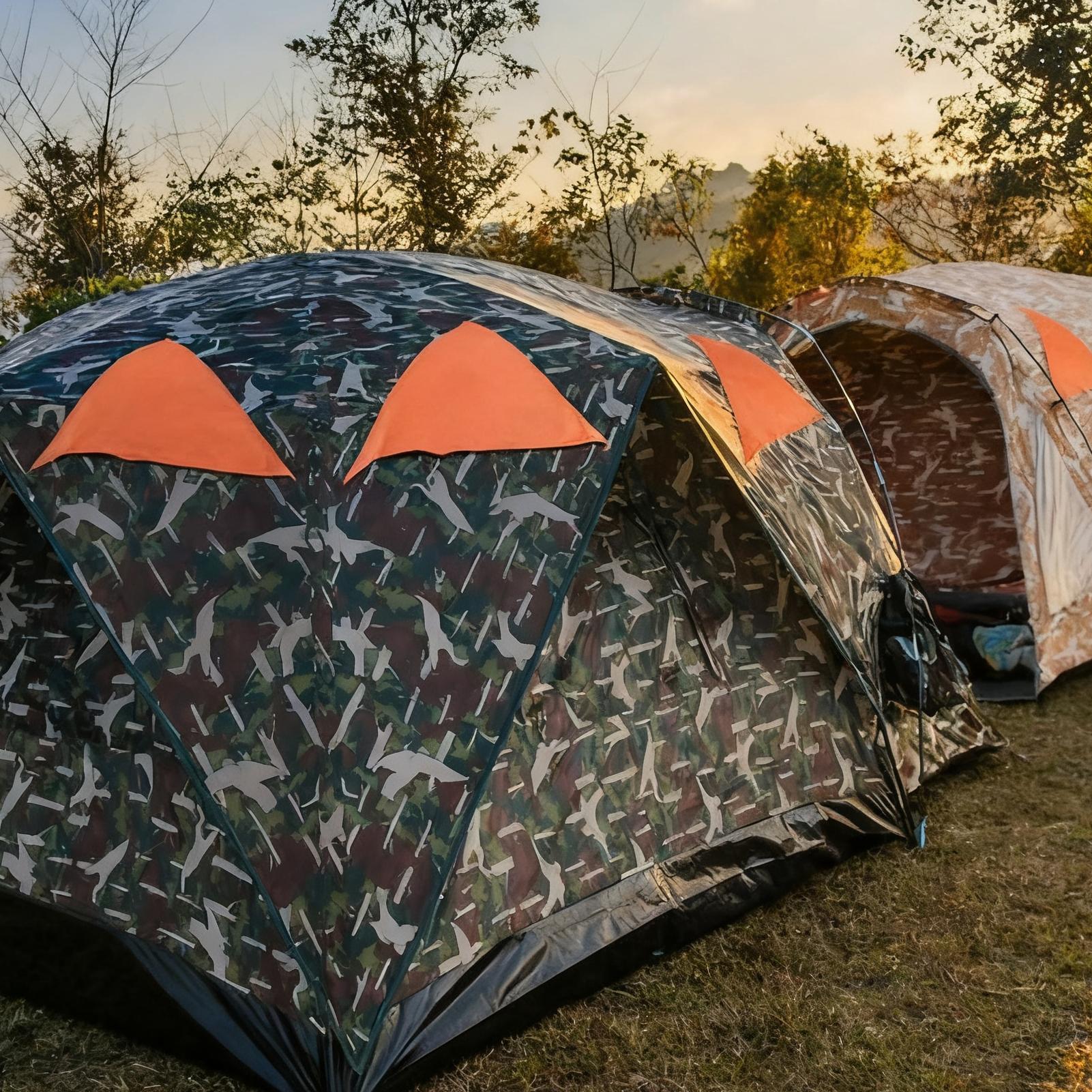 Outdoor Hunting Blinds - Pomarańczowe panele odblaskowe magnetyczne akcesoria myśliwskie