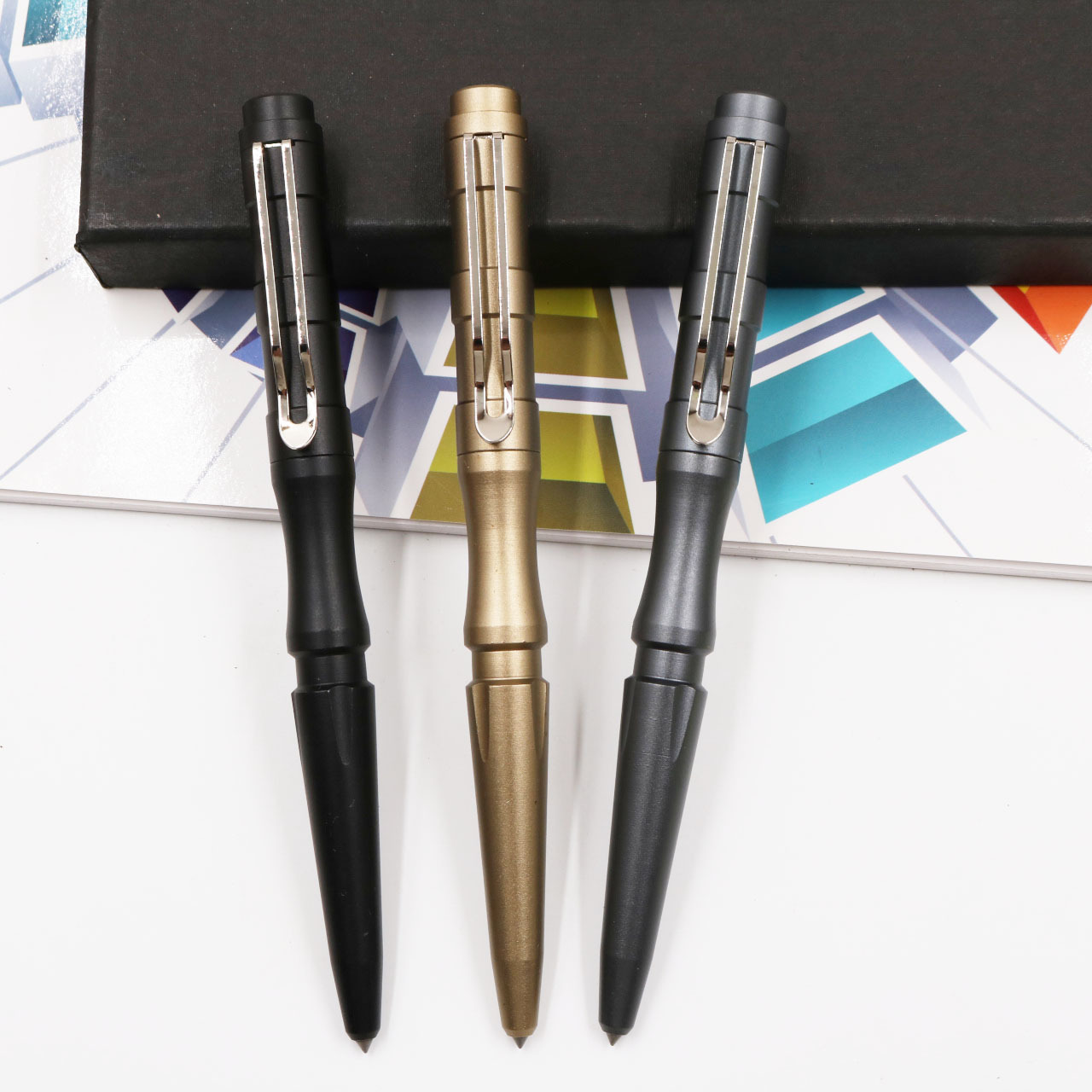 Tactical Pen Tool - Taktyczny długopis do samoobrony, zestaw prezentowy,