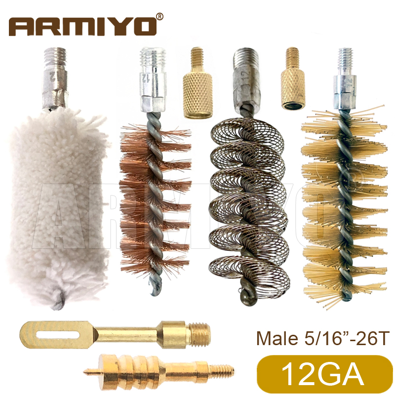 Gun Cleaning Rod - Armiyo .17Cal ~ 12GA Brązowy Szczotkot
