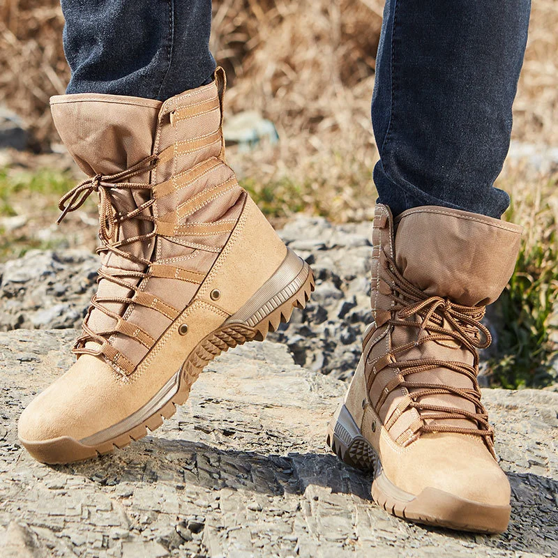 Outdoor Hunting Youtube - Gorące Taktyczne Buty Pustynne z Wysoką