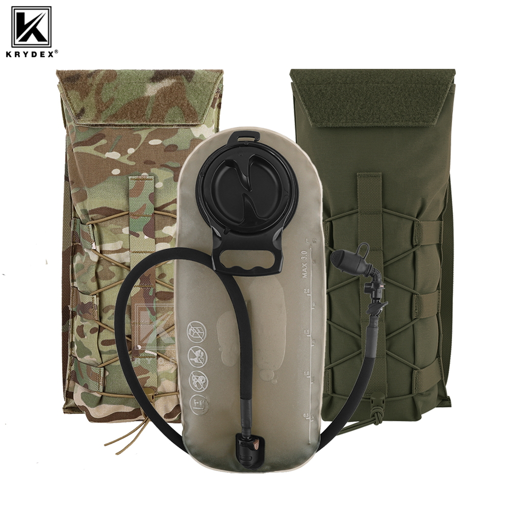 Outdoor Hunting Packs - KRYDEX Taktyczny Plecak Hydracyjny Molle 3L