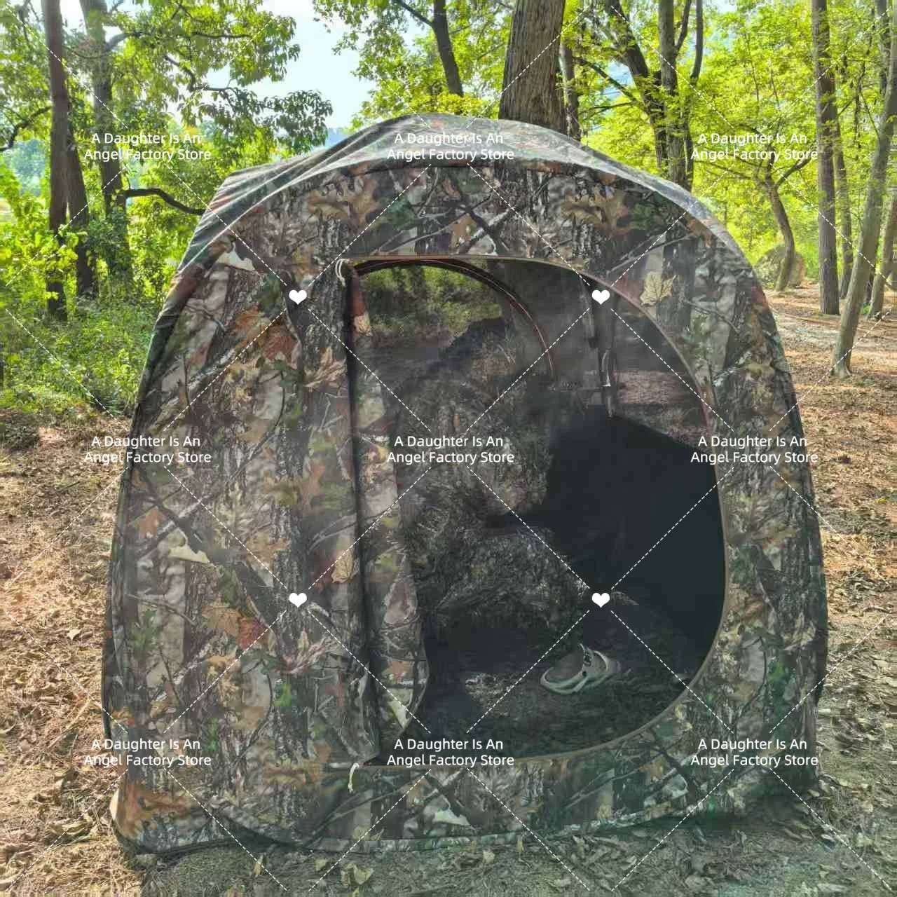 Namiot kamuflażowy do obserwac – Hunting And Camping In Forest recenzja i cena