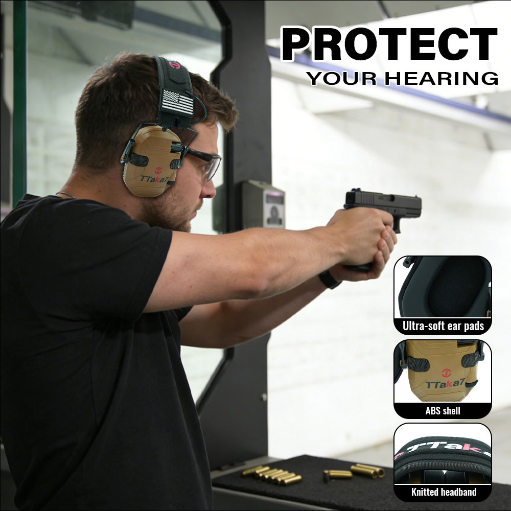 Elektroniczne słuchawki strzel – Shooting Ear Muff recenzja i cena