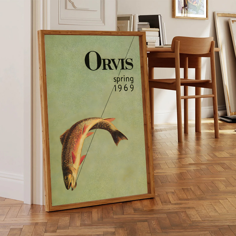 Vintage amerykański plakat mag – Outdoor Hunting And Fishing Magazines recenzja i cena