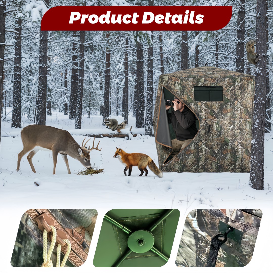 Kamuflażowa namiotowa budka my – Outdoor Hunting Blinds recenzja i cena